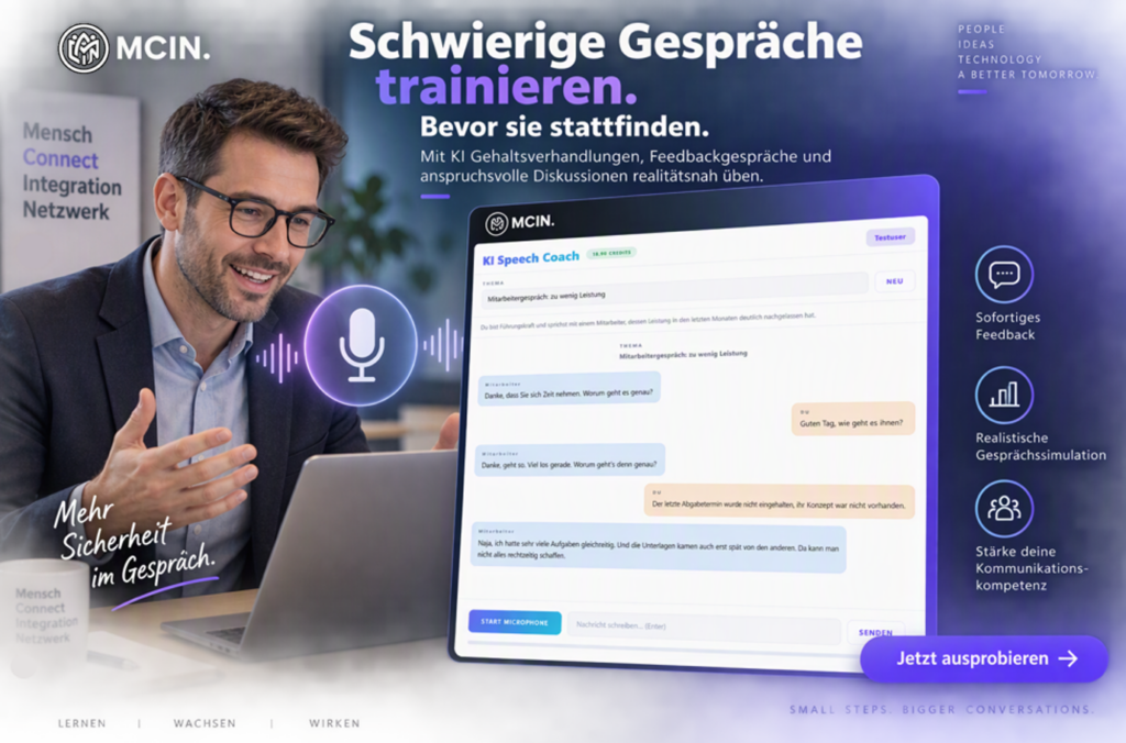 KI Speech Coach zum Trainieren von Führungsgesprächen